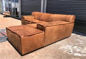 Original leather couch 