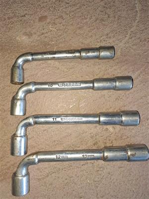 Hexagon Tubular 4 spanners 8,10,11,12