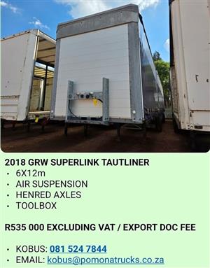2018 GRW TAUTLINER SUPERLINK