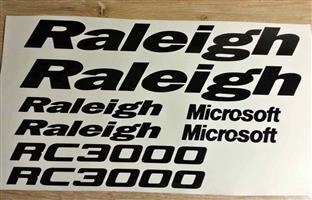Raleigh bicycle stickers decals graphics kits