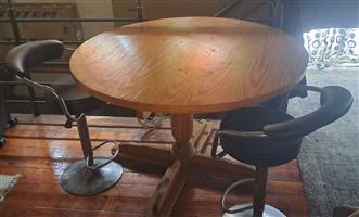 Round table and 2 chairs - Urgent Sale - Price Negotiable