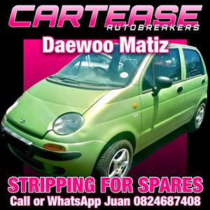 DAEWOO MATIZ 800CC 2000 STRIPPING FOR SPARES