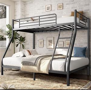 Steel double bunk bed 