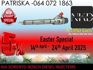 EASTER SPECIALS FOR KIA SORENTO DIESEL INJECTORS FOR SALE 