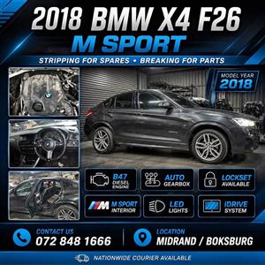  2018 BMW X4 F26 B47 xDrive20d M Sport – STRIPPING FOR SPARES / BREAKING