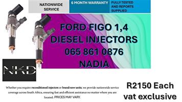 FORD FIGO 1,4 DIESEL INJECTORS FOR SALE -RECONDITIONED AND NEW