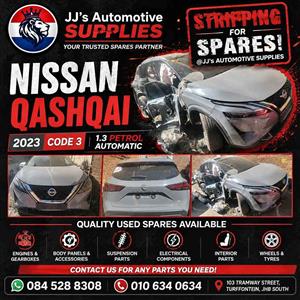 Nissan Qashqai 2023 Code 3 1.3 Petrol Automatic  Stripping for Spares