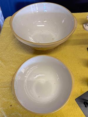 Antique Greens mixing bowls