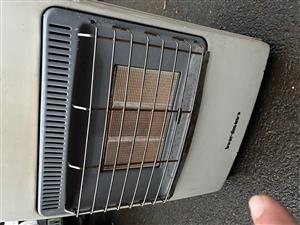 Gas Heater Boardmans 3 panel with regulator 