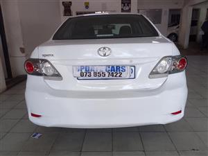 2014 TOYOTA COROLLA QUEST 1.6 PETROL WHITE COLOR  MANUAL  