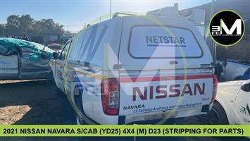2021 NISSAN NAVARA S/CAB (YD25) 4X4 (M) (STRIPPING FOR PARTS)