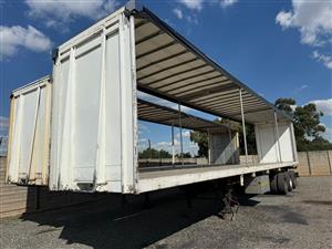 USED 2018 PARAMOUNT 15M TRI-AXLE TAUTLINER TRAILER FOR SALE 