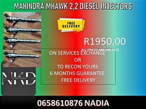 MAHINDRA MHAWK 2.2 DIESEL INJECTORS -WE SELL ON EXCHANGE