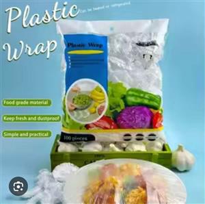 100pc plastic wrap food bowl covers  On order only