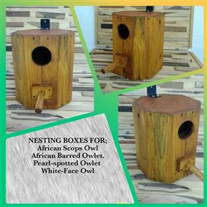 UILKAS / Owl box for Scops Owl & White-Faced Owls