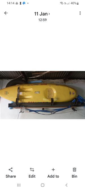 MacSki paddle ski,non original Feelfree double blade oar.max rider weight 80kg