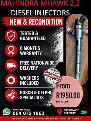 MAHINDRA MHAWK 2,2 - INJECTORS SPECIAL  ON RECON 