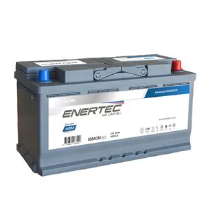 Enertec 658 AGM Start/Stop Silver, 12v, 95Ah, 940CCA RHP Car Battery