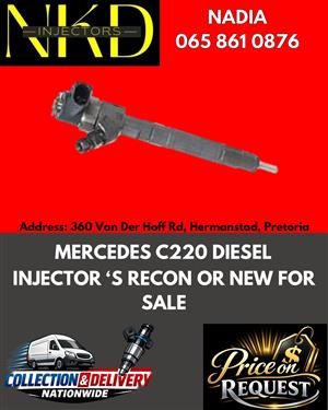 MERCEDES C220 DIESEL INJECTORS AVAILABLE NOW AND TESTED