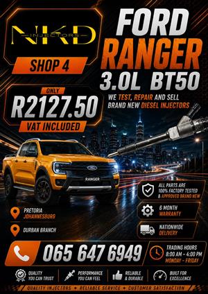NKD_Recon_Ford_Ranger_3L_Diesel_Injectors