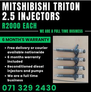 MITSHUBISHI TRITON 2.5 INJECTORS FOR SALE WITH WARRANTY 