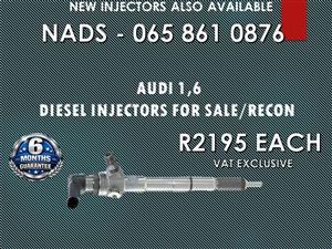 AUDI 1.6 DIESEL INJECTORS FOR SALE OR TO RECON