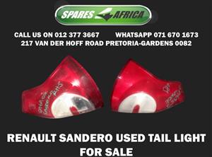 Renault Sandero Used Tail Light for sale