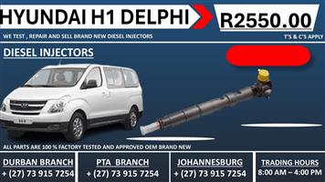 Hyundai H1 Delphi Diesel Injectors 