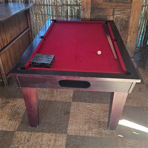 Slate pool table