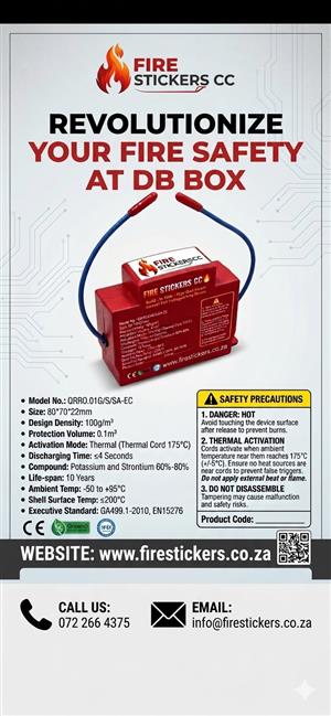 DB BOX FIRES  WE HAVE THE SOLUTION 