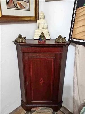 Mahogany corner unit
