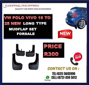 VW Polo Vivo 2019–2026 Brand New Mudflaps Set (Long Type) Forsale