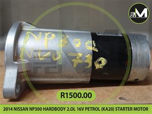 2014 NISSAN NP300 2.OL 16V PETROL (KA20) STARTER  MV0730