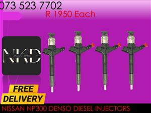 Nissan Np300 Denso Diesel injectors 