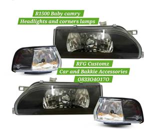 Baby camry headlights and corner lamps