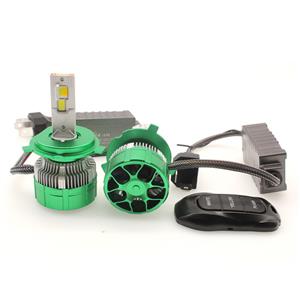 Multi-Purpose LED H4 Headlight Bulbs with Remote (yellow/white/strobe function)
