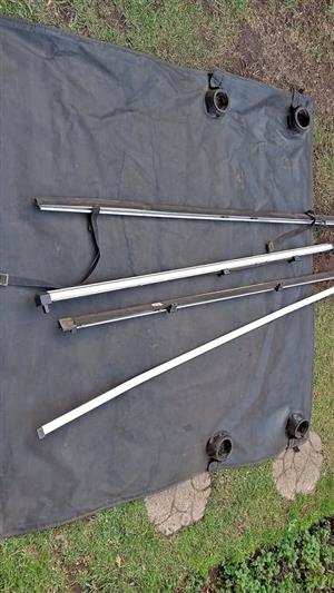 TOYOTA HILUX DOUBLE CAB TONNEAU COVER.