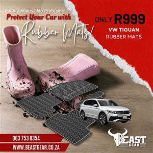 ( IN STOCK ) RUBBER MATS VW TIGUAN