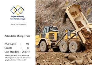 Forklift /Excavator/Dump Truck/Front end loader/Tlb/Superlink Excavator Training