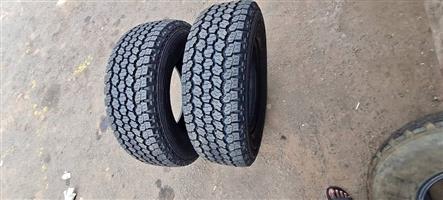 2x245/70/16 Goodyear Brand new tyres fitted and balanced