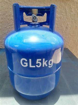 Heater,, 5kg gas cylinder with portable square heater top