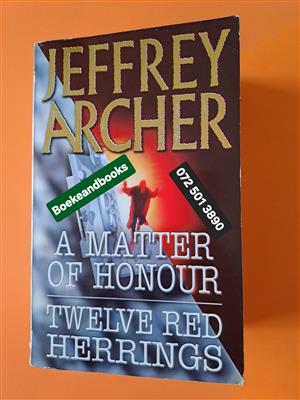 2 In 1 - Jeffrey Archer - A Matter Of Honour - Twelve Red Herrings.