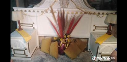 Wood headboard