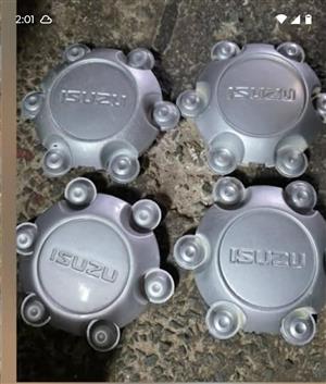 Isuzu centre caps - FOR MAGS AND RIMS.