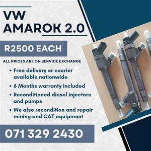VW AMAROK 2.0 INJECTORS FOR SALE WITH WARRANTY INCLUDED 