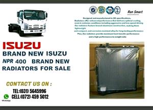  ISUZU NPR400 BRAND NEW RADIATORS FOR SALE 