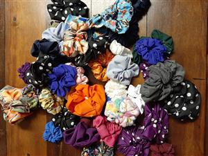 54 scrunchies 