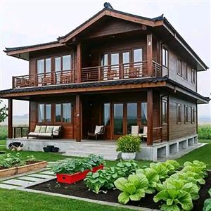 Log home installation 
