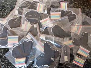 15 Kids blackboard with chalk set
