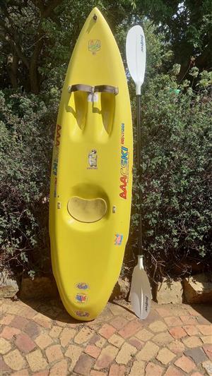 MacSki paddle ski,non original Feelfree double blade oar.max rider weight 80kg